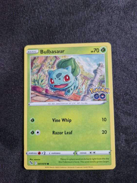 Pokemon Bulbasaur Basic 001/078 EN (Neu (gemäss Beschreibung)) in ...