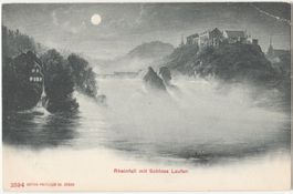 Rheinfall -  (2 Alte Ansichtskarten / 1900 & 1905)