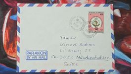 CL32 Enveloppe + Timbre Cameroun 2000
