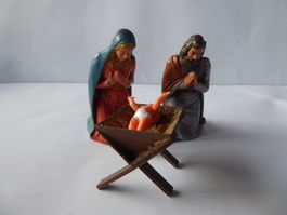 Krippenfiguren: Maria, Josef, Krippe, Friedel, Manufaktur