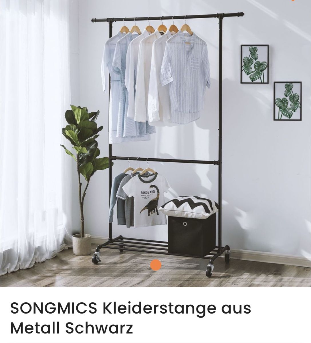 Altro in Decorazioni & Accessori: 2x SONGMICS Kleiderständer aus Metall schwarz – Usato da Zürich venduto da Luerika 3
