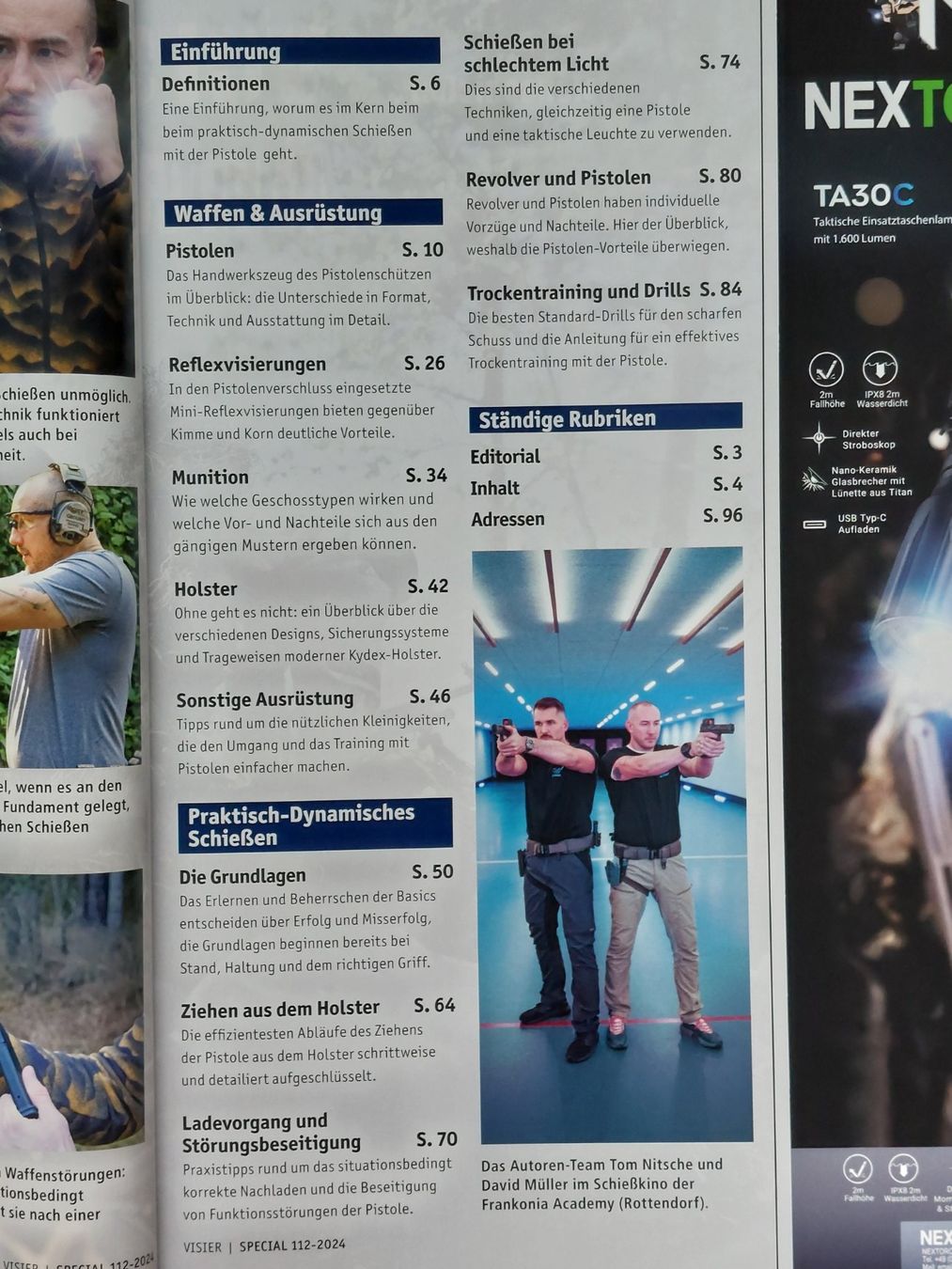 Riviste & Magazine: VISIER Special Nr. 112 - Praktisch-Dynam. Pistolenschiessen – Nuovo (secondo la descrizione) da Liebefeld venduto da Helveticus6 1