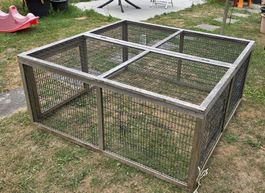 Kleintier Gehege 127 x 127 x 56cm