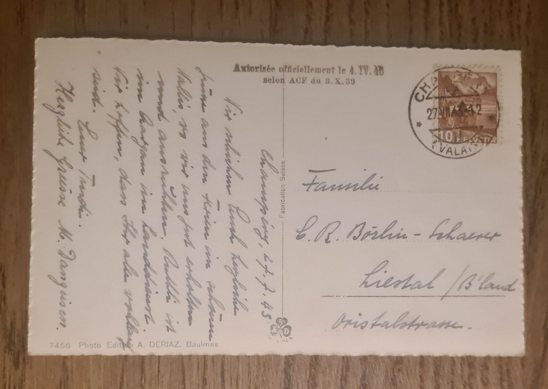 Cartoline postali: Champéry et les Dents de Midi – Usato da Ebikon venduto da Donar50 2