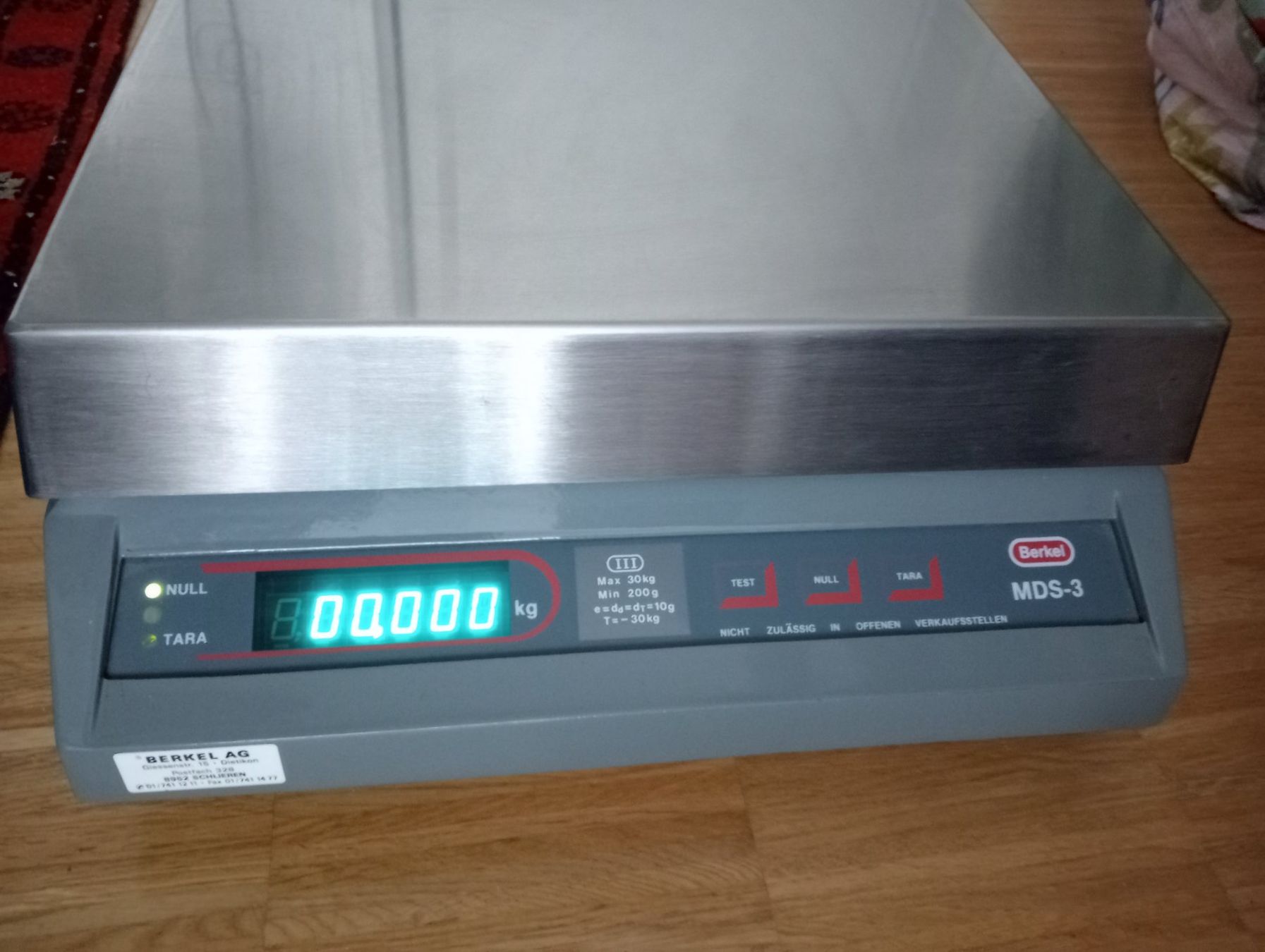 Berkel Accessori da laboratorio: Berkel MDS-3 Präzisionswaage – Usato da Zürich venduto da sendbad 1