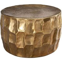 Couchtisch Organic Bazzar 68cm Aluminium gold