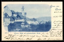 AK Aarau, Äussere Halde mit protestantischer Kirche