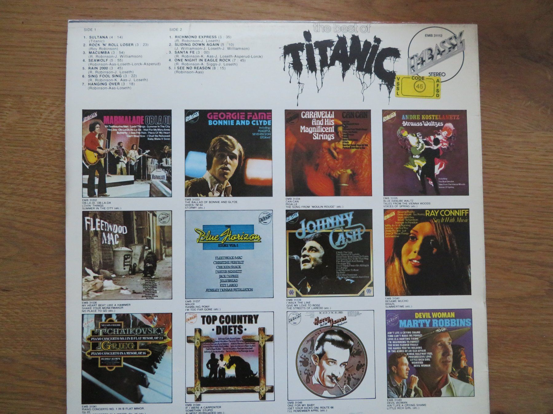 Dischi in vinile: TITANIC THE BEST OF – Nuovo (secondo la descrizione) da Zürich venduto da max_cp5f 1