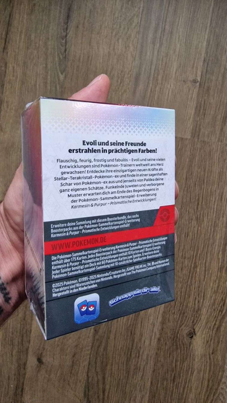 Karten: Prismatic Evolutions DE booster bundle – Gebraucht aus Oetwil a.d. Limmat von ErikMayer 5