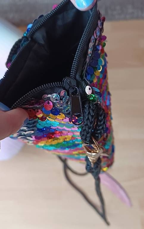 Borse & Zaini: Handtasche Kinder mit glitzer Wendepailetten – Usato da Wangen SZ venduto da coni2204_10 3