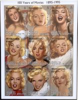 1995 Monserrat / 100 Jahre Kino - Bogen ** Marilyn Monroe