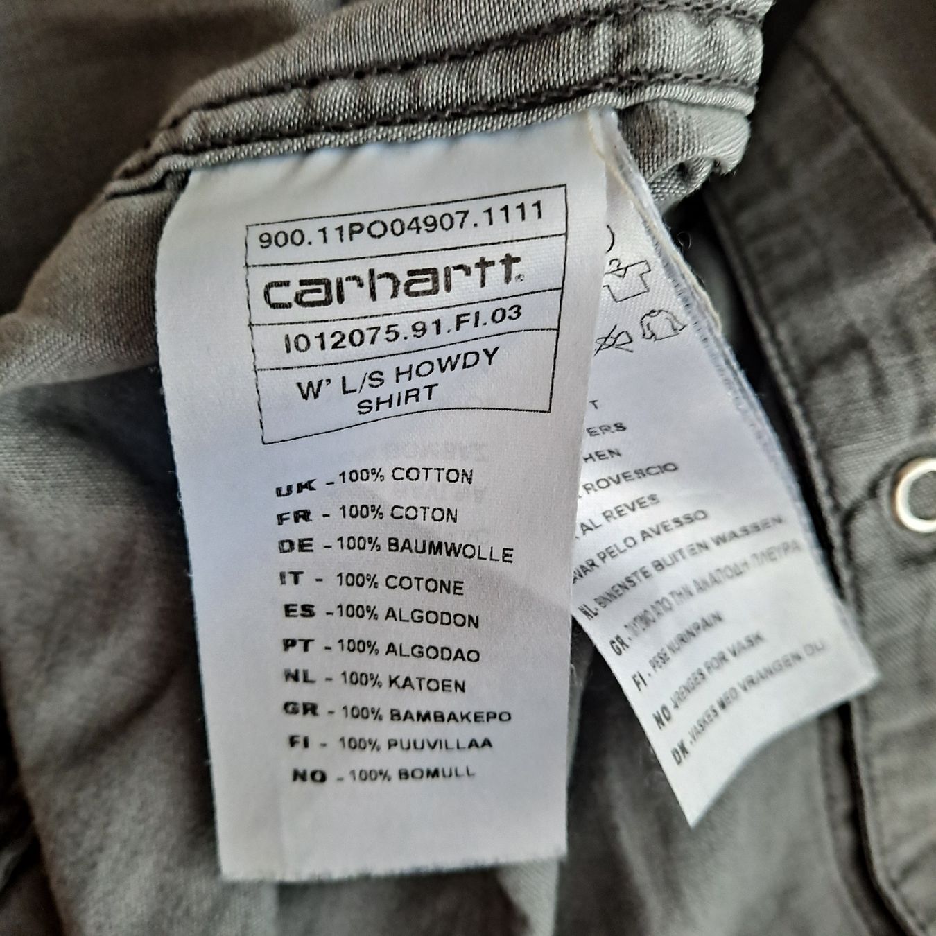 Carhartt Camicie, T-shirt & Polo: Carharrt Hemd Jungen Gr. S – Usato da Liestal venduto da Mas-Y-Mas 3