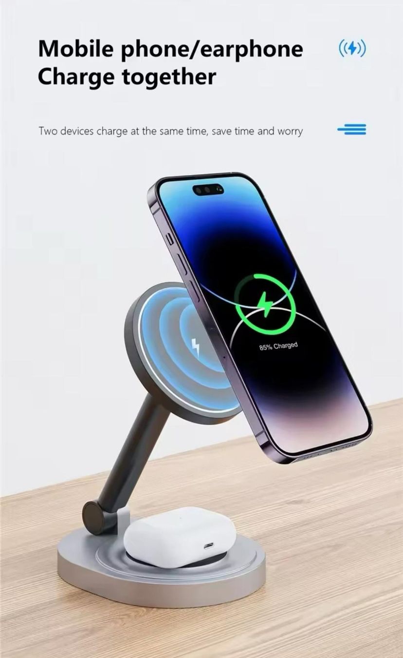 Caricabatterie: 3 in 1 Magsafe Wireless Ladegerät – Nuovo e nell'imballaggio originale da Zürich venduto da swiss.tech 3
