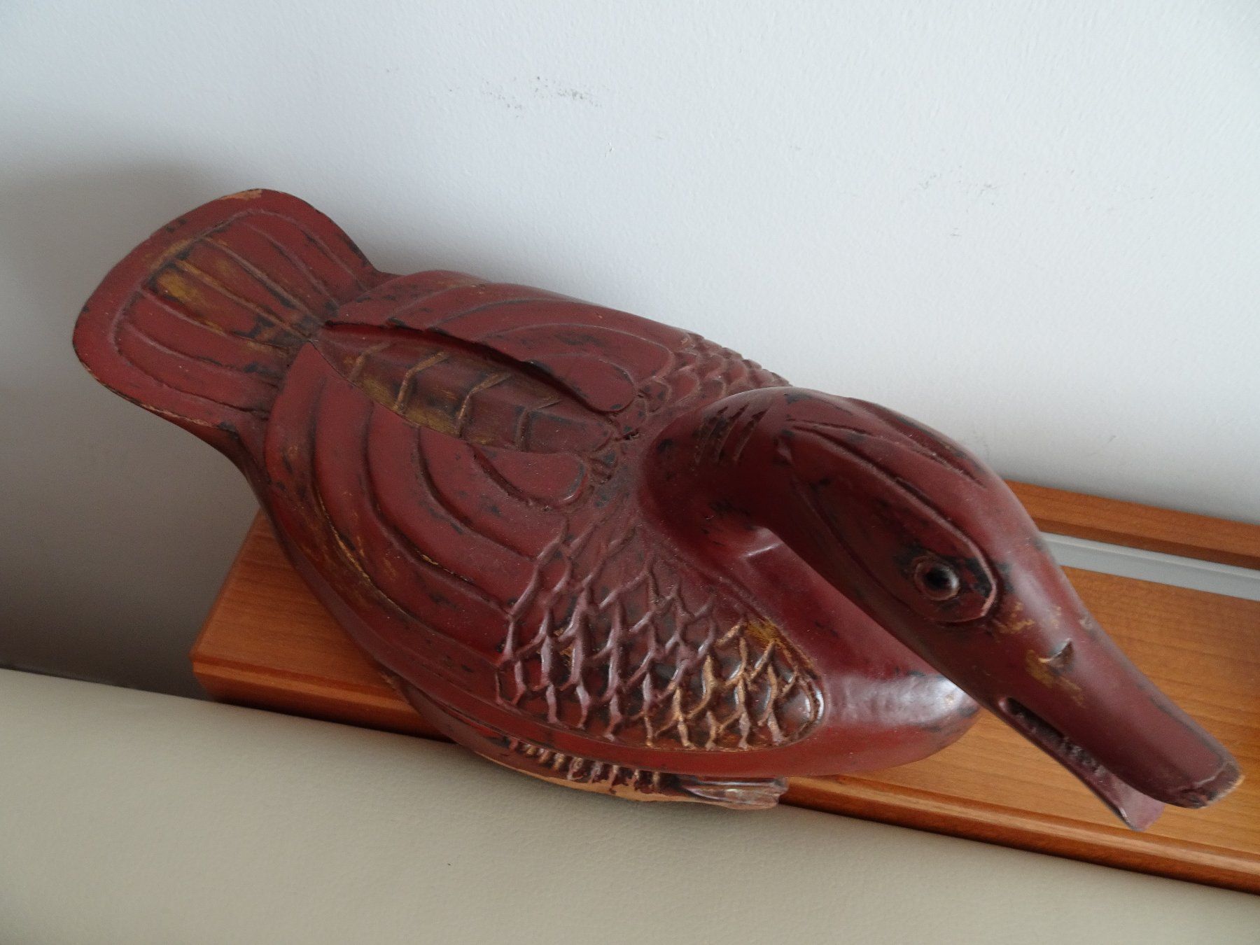 Statuette: alte Holz - Ente  - 2-teilig – Usato da Vitznau venduto da Mina60 7
