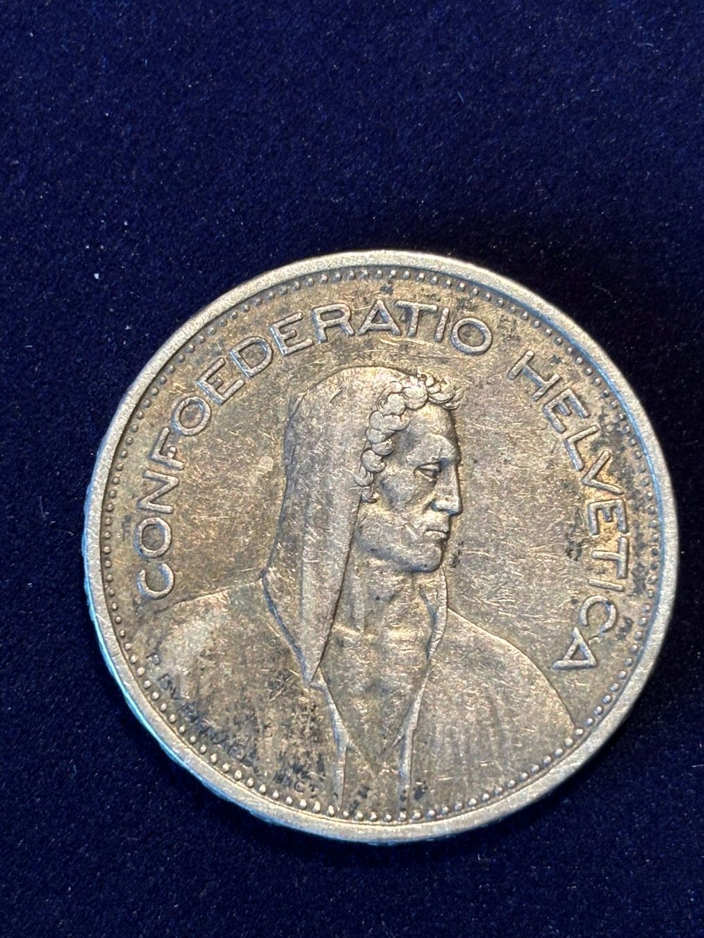 Tutti le monete: 5 Franken 1933 silber – Usato da Salvenach venduto da Haeseli59 1