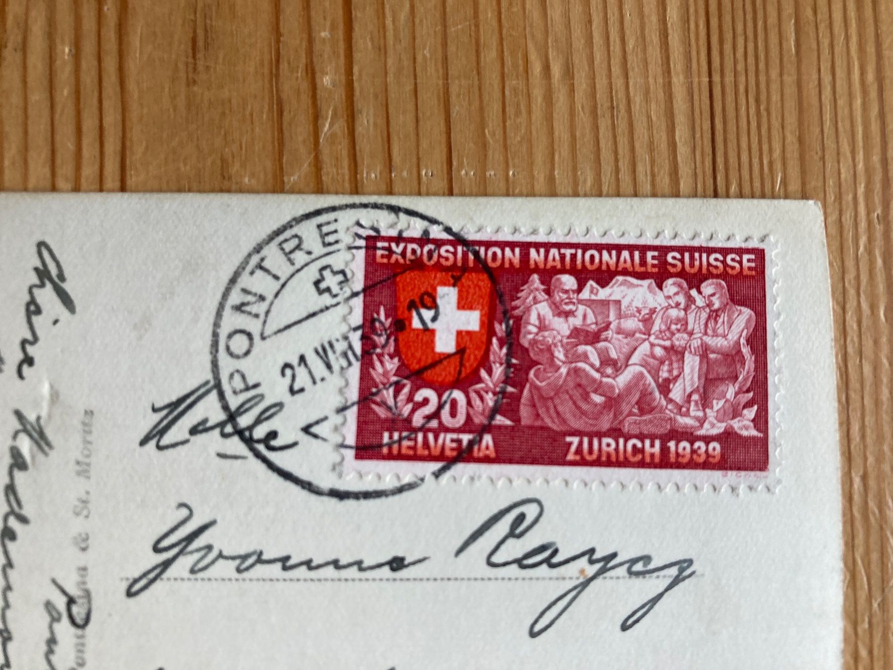 Cartoline postali: Rosegtal - AK 1939 – Usato da Oberuzwil venduto da Henri09 1