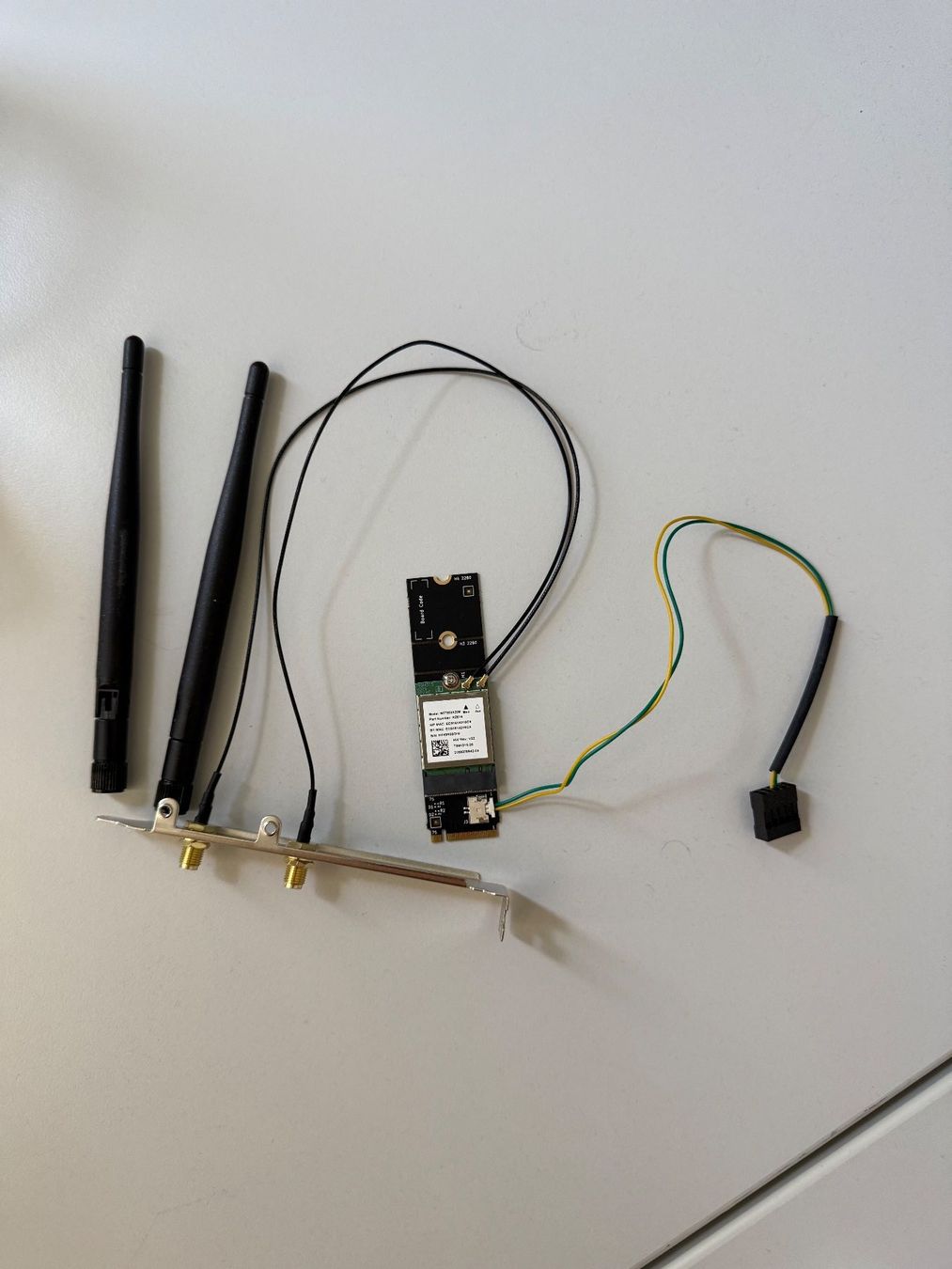 Unità & Adattatore: M.2 NVMe nach WLAN A+E.key adapter mit Antennen – Nuovo (secondo la descrizione) da Wabern venduto da losted