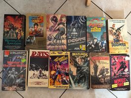 12 Post Atomic apocalyptic VHS movies