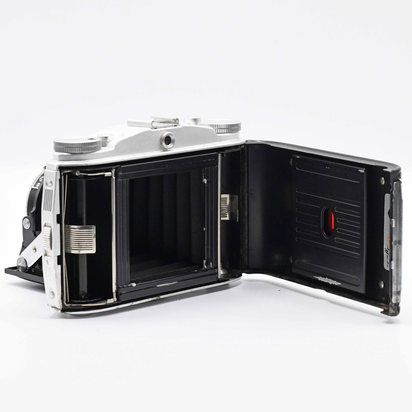 Agfa Fotocamera: Agfa Isolette I - Apotar 85mm F/1.4 – Usato da Bellinzona venduto da CarpiFotoSA 6