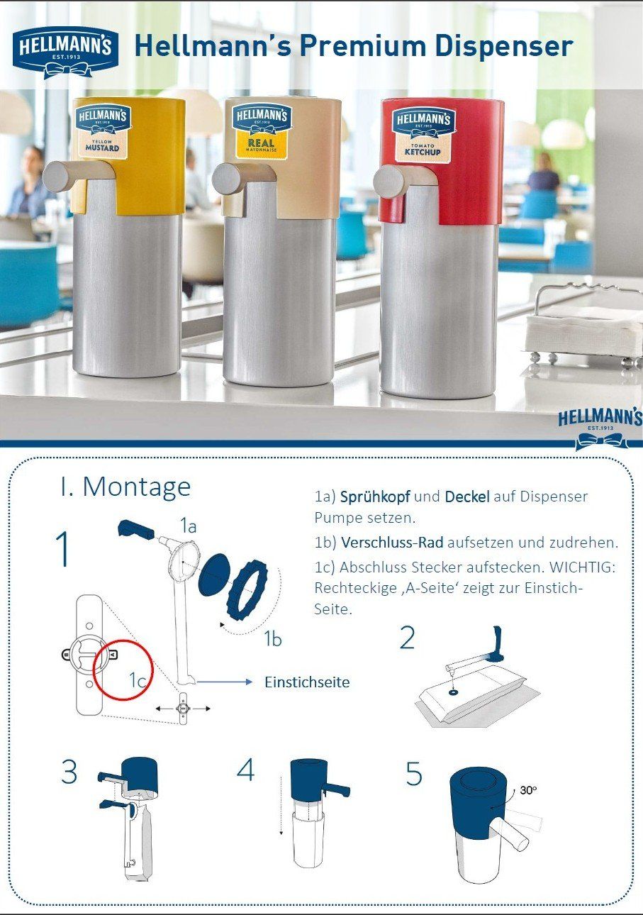 Behälter & Ähnliches: Tower Dispenser Hellmann's – Neu (gemäss Beschreibung) aus Root von Tech-Nick 2