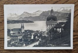 Luzern, Suva, Stempel: Postgiro spart Noten und Bargeld 1926