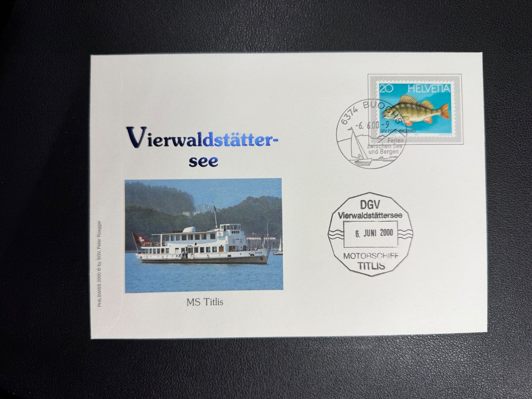 Tutti i francobolli: Schweizer Schiffspost Vierwaldstättersee MS Titlis 2000 – Usato da oberrüti venduto da jeanmei