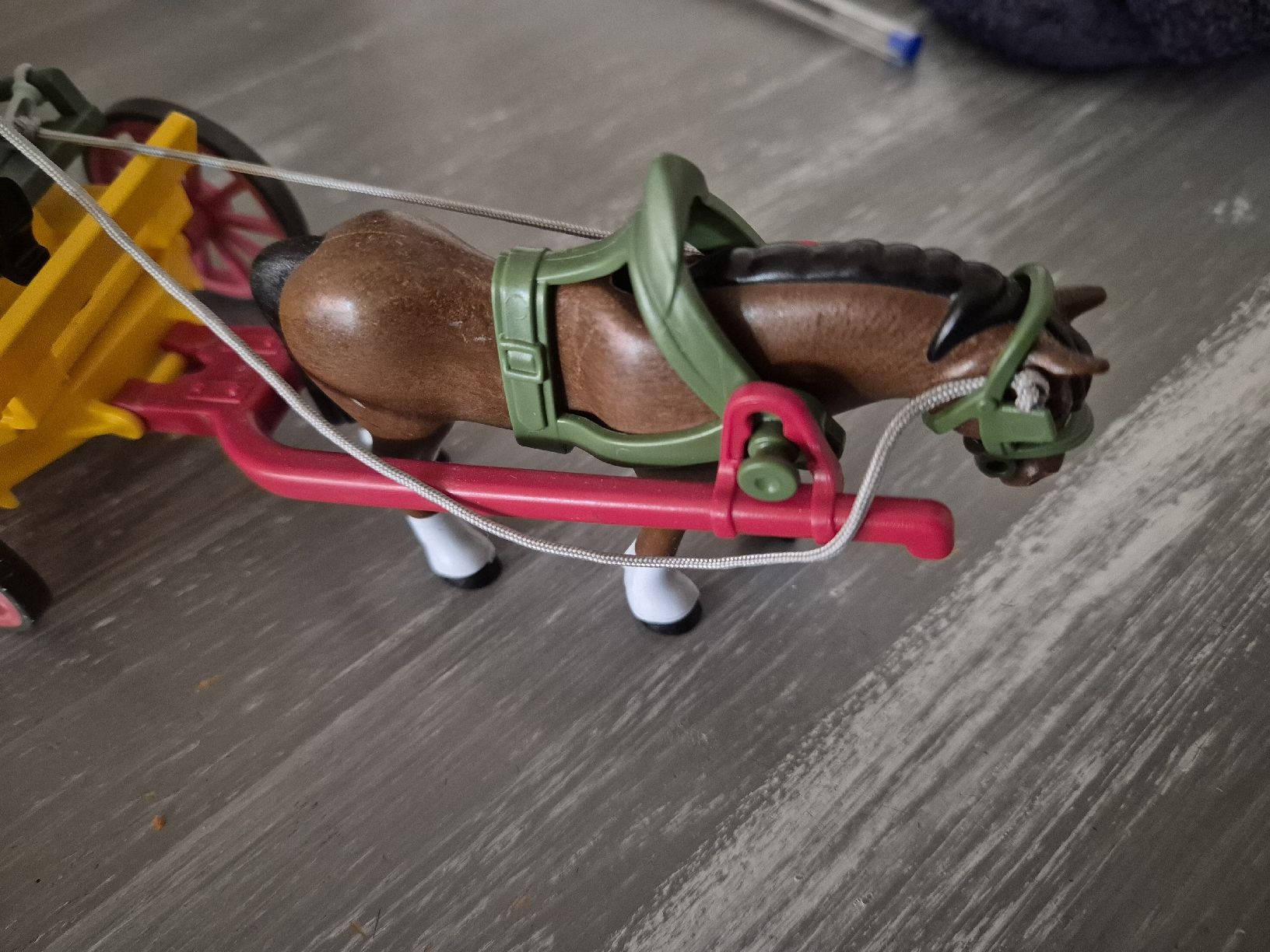 Playmobil Giocattoli: Pferdetransporter mit Kutsche – Usato da Fahrweid venduto da Fischwasser6 2