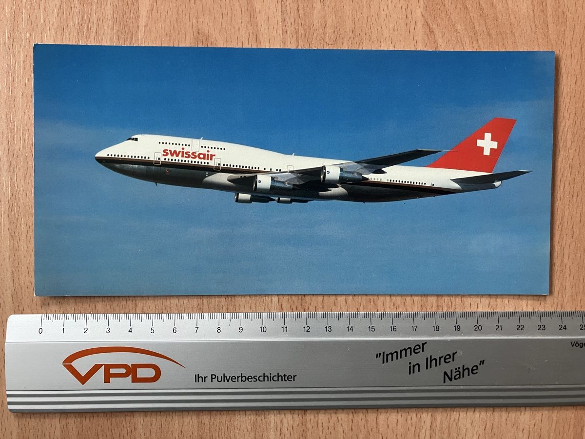 Cartoline postali: Swissair Boeing 747-357 Large Format AK – Usato da Zürich venduto da Classic_Collection_Zurich