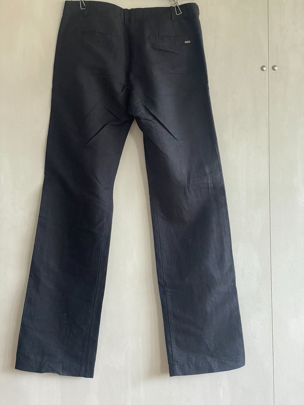 Mango Pantaloni: Pantalon mango lin coton noir 36 – Usato da Lausanne venduto da mg_e 2