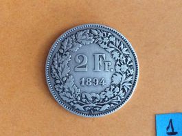 2 francs  1894  Belle pièce