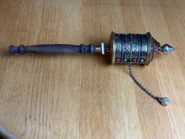 Tibetische Gebetsmühle aus Ladakh, neuwertig