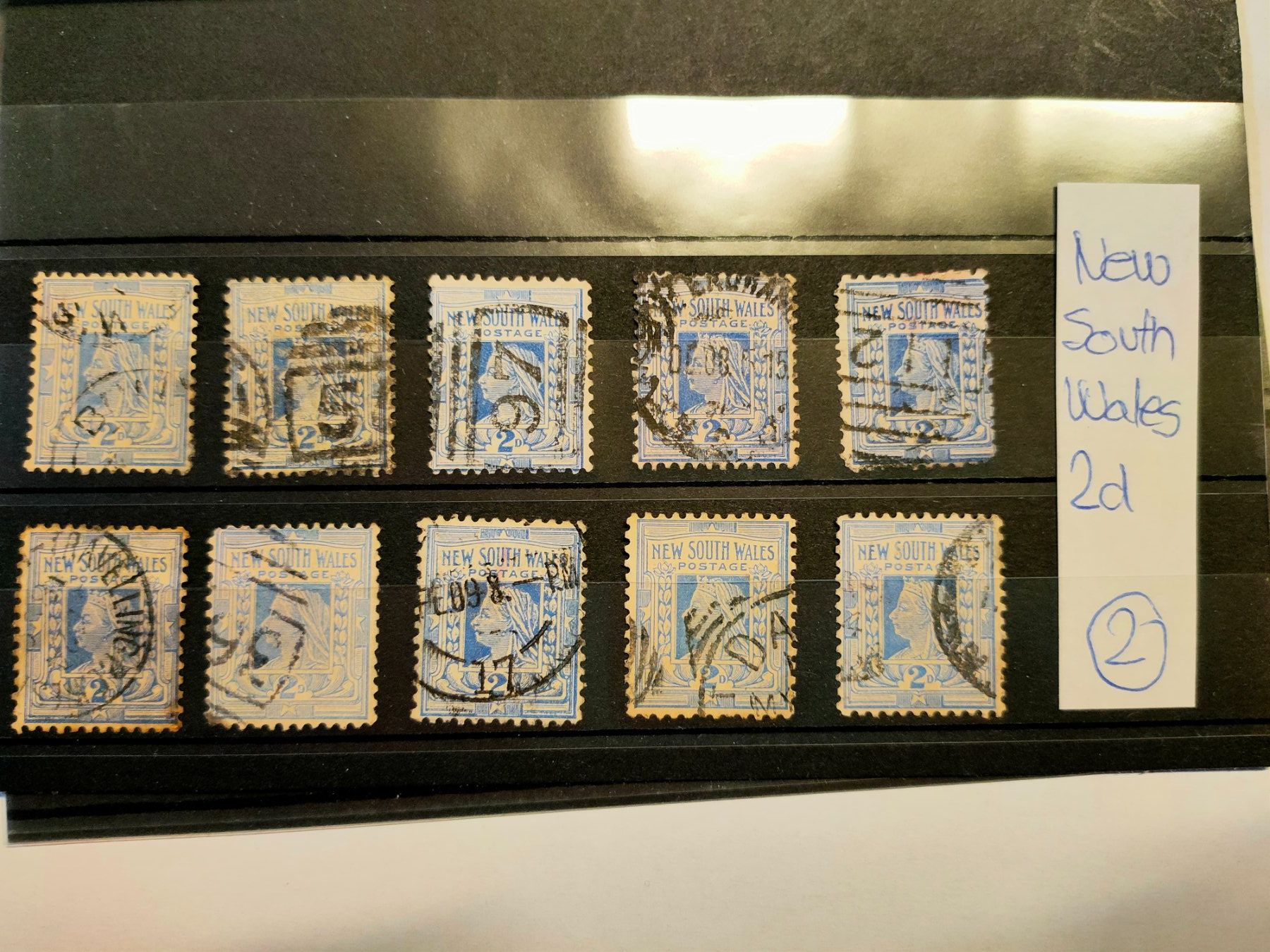 Tutti i francobolli: New South Wales Briefmarken 2d Antik – Usato da Bronschhofen venduto da happynews2018