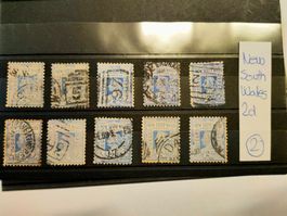 New South Wales Briefmarken 2d Antik