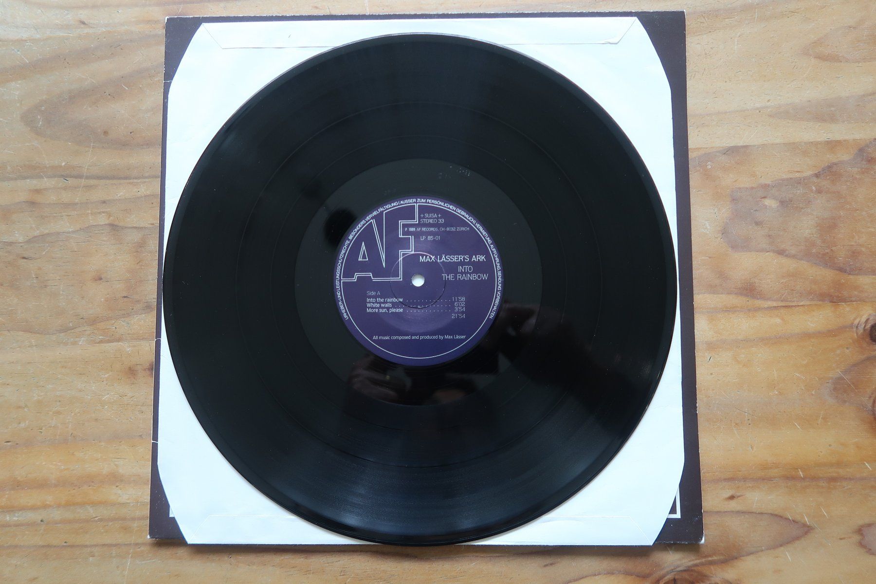 Dischi in vinile: MAX LÄSSER'S ARK - INTO THE RAINBOW - VINYL LP – Usato da Basel venduto da Patiscat 3