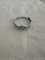 Pandora Ring Krone mit Stein Grösse 55 gebraucht