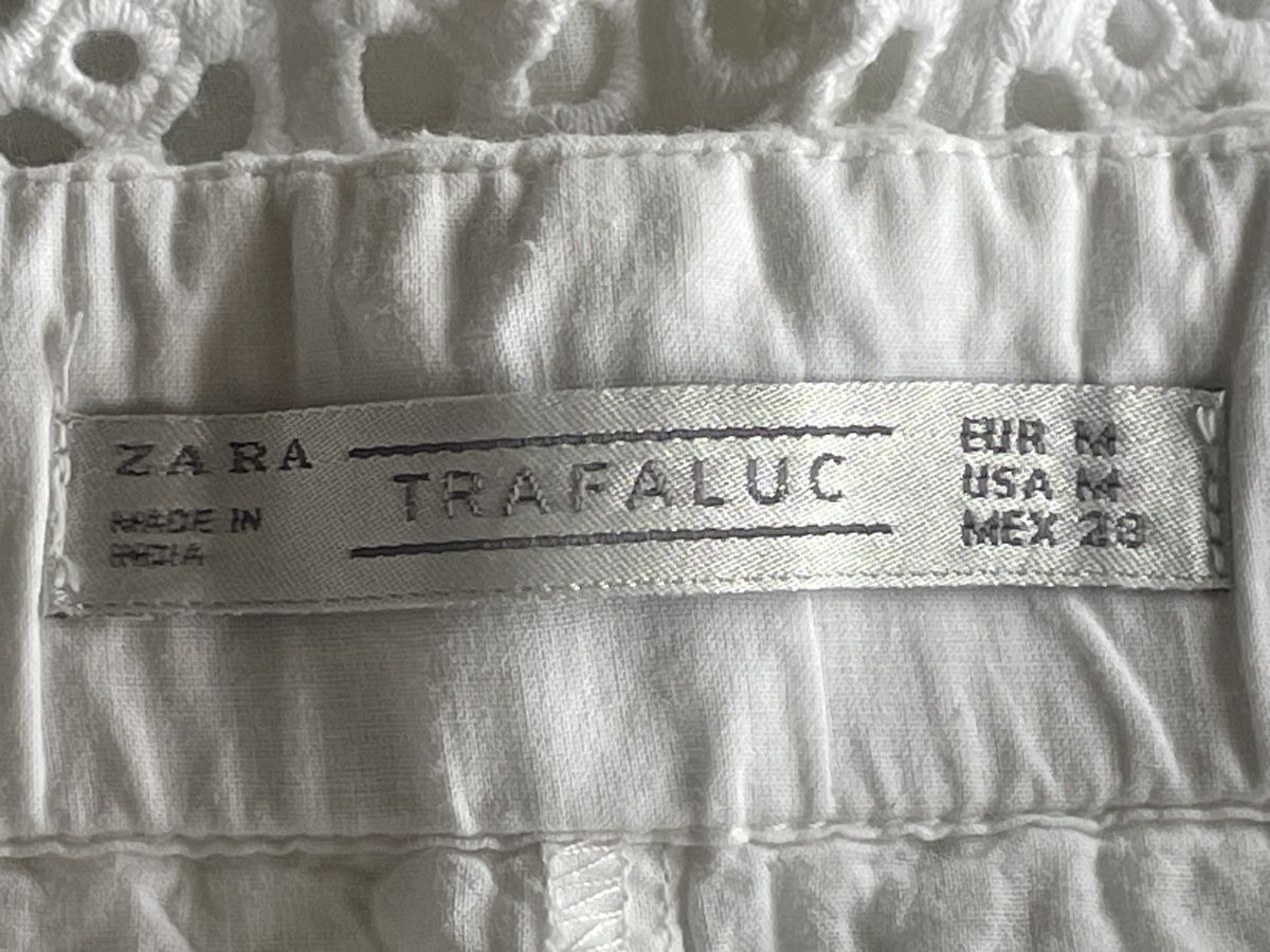 Zara Pantaloni: Short Zara brodé blanc taille M 38 – Usato da Vuadens venduto da Ninaa11 4