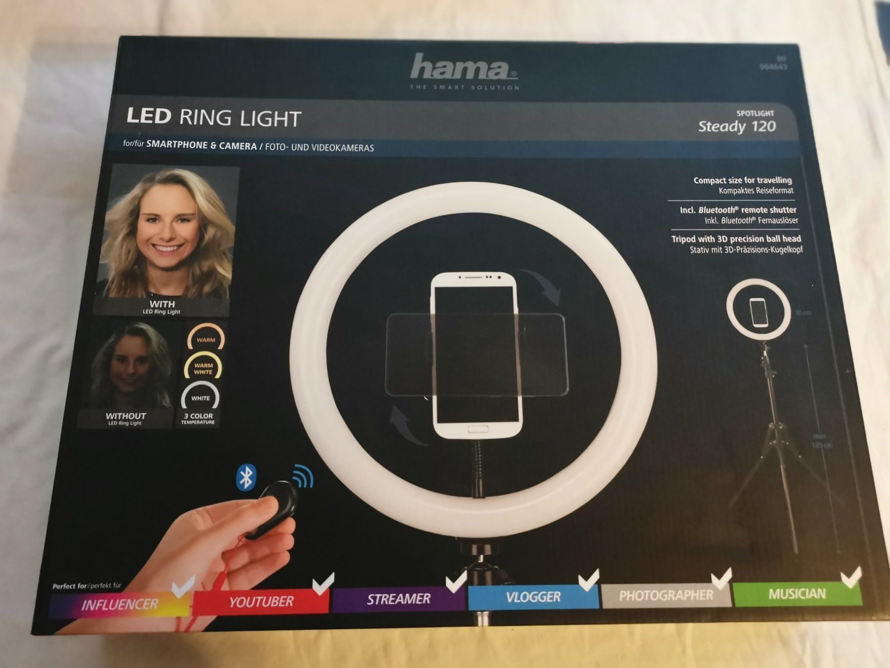 Lampes: LED Ring inkl.Zubehör Neu! – Neuf (Voir description) à Goldach par Top-Shops