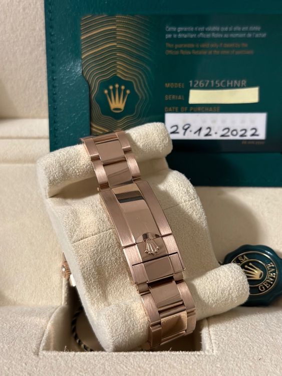 Rolex GMT Master II Vollgold Everose „ROOTBEER“ 126715CHNR Kaufen auf Ricardo