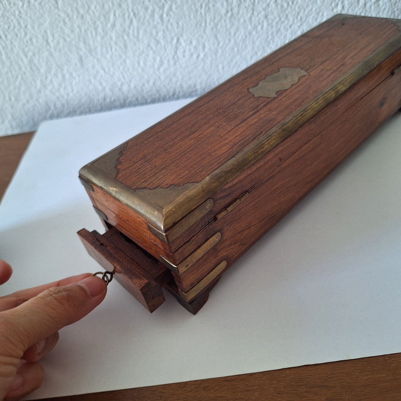 Tutte le decorazioni: Vintage Holz Stifte Schatulle – Usato da Winterthur venduto da ric_rl7n 5