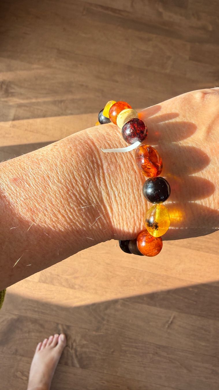Bracciali & Braccialetti: Bernstein Armband, Bernsteine, unisex – Nuovo e nell'imballaggio originale da Ebikon venduto da Leonidas2 1