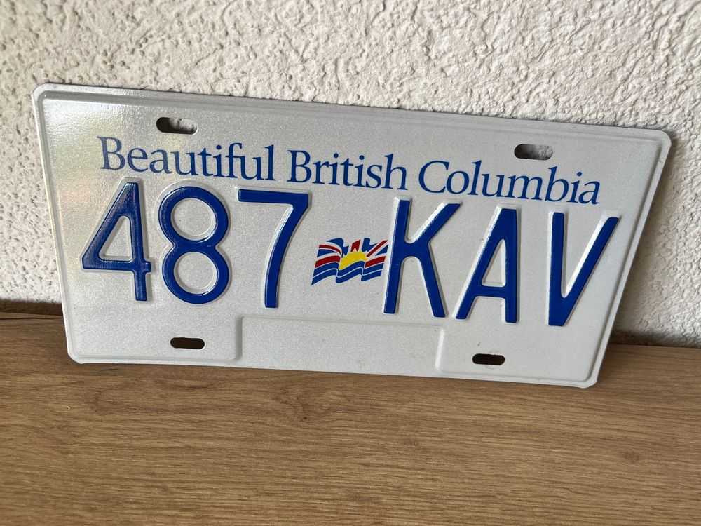 Fahrzeugschild / Kennzeichen / Autonummer BC 487-KAV (Neu (gemäss ...