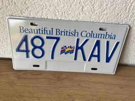 Fahrzeugschild / Kennzeichen / Autonummer BC 487-KAV