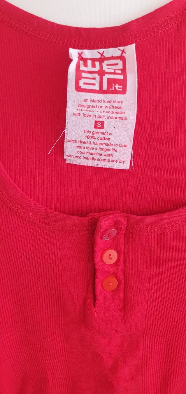 Top: Top korallenrot Gr. S Baumwolle NEU – Nuovo (secondo la descrizione) da Stansstad venduto da InStyle8 1