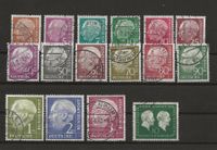 BRD 1954 Lot de timbres oblitérés