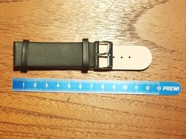 22mm Bracelet de montre en cuir