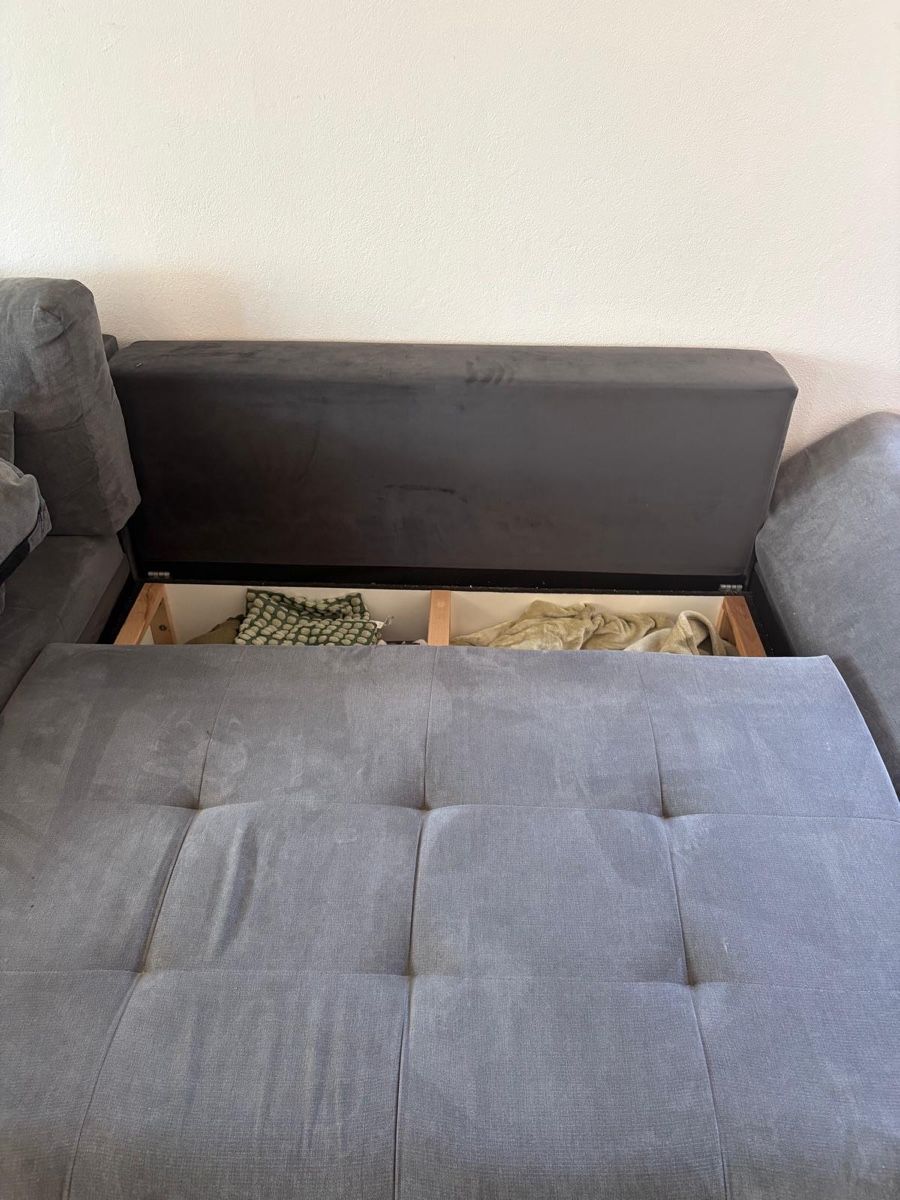 Sofas: Ecksofa grau mit Bettfunktion und Stauraum – Gebraucht aus Recherswil von viper456593 3