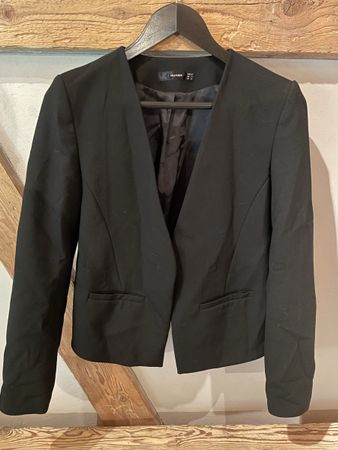Eleganter Hallhuber Blazer schwarz Gr. 42 – sehr guter Zusta