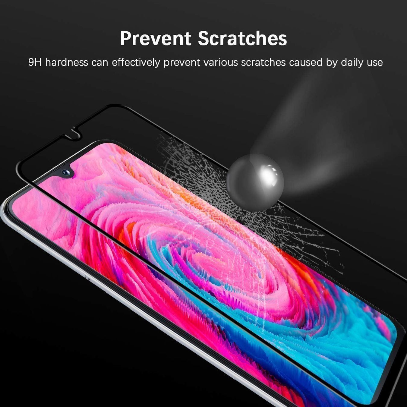 Covers & Schutzfolien: Samsung Galaxy A40 Panzerglas Schutzglas FULL DISPLAY GLAS – Neu und originalverpackt aus Volketswil von coverandmore 4