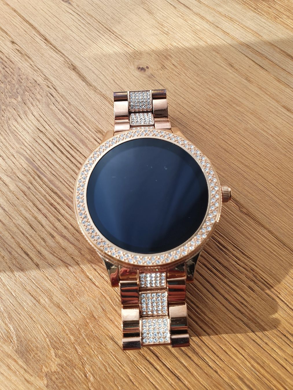 Fossil Smartwatch: Fossil  Damen Smartwatch Roségold Strass – Gebraucht aus Willisau von dah_z8tf
