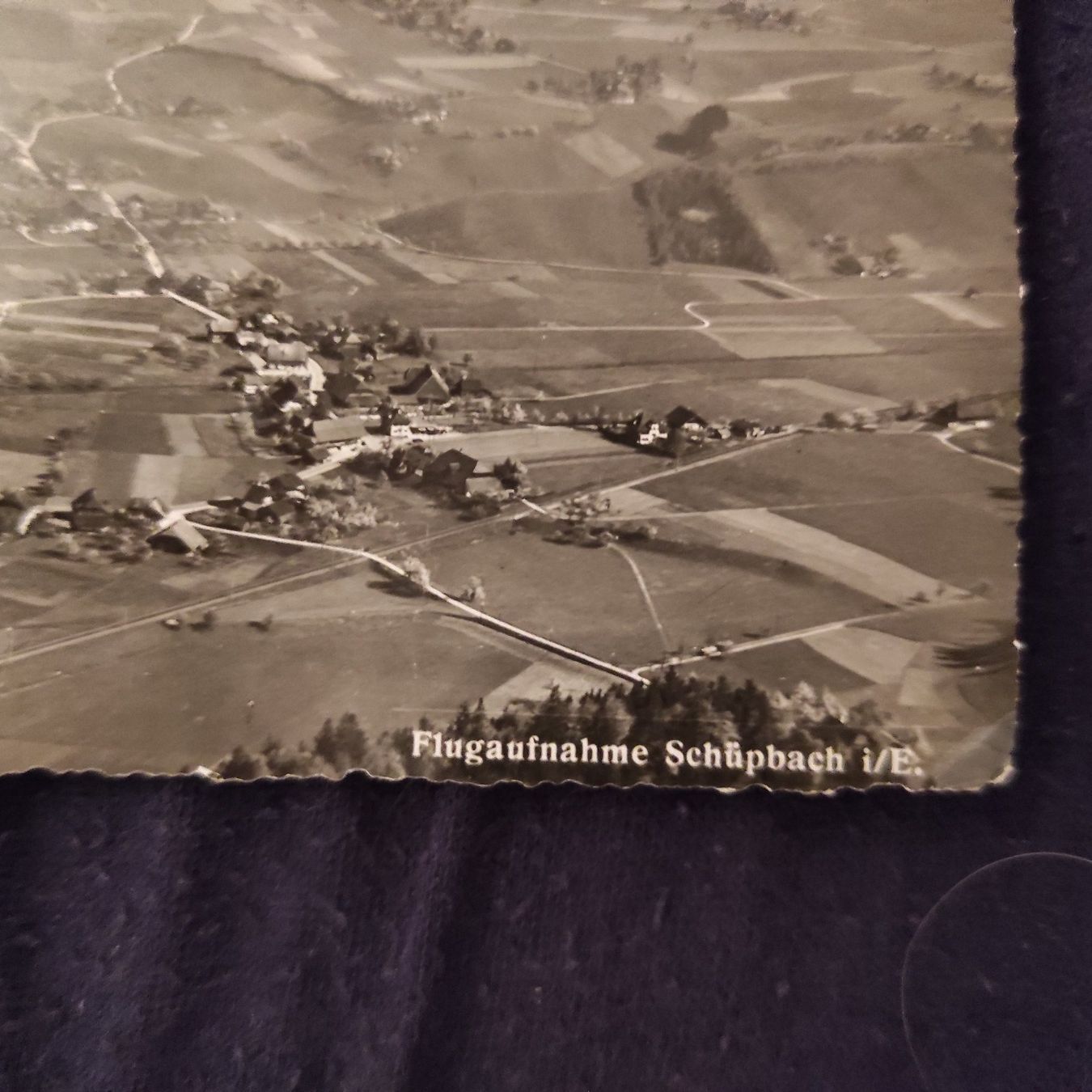 Cartoline postali: Alte Ansichtskarte Luftaufnahme Schüpfbach BE – Usato da Münchwilen AG venduto da Choche1 1